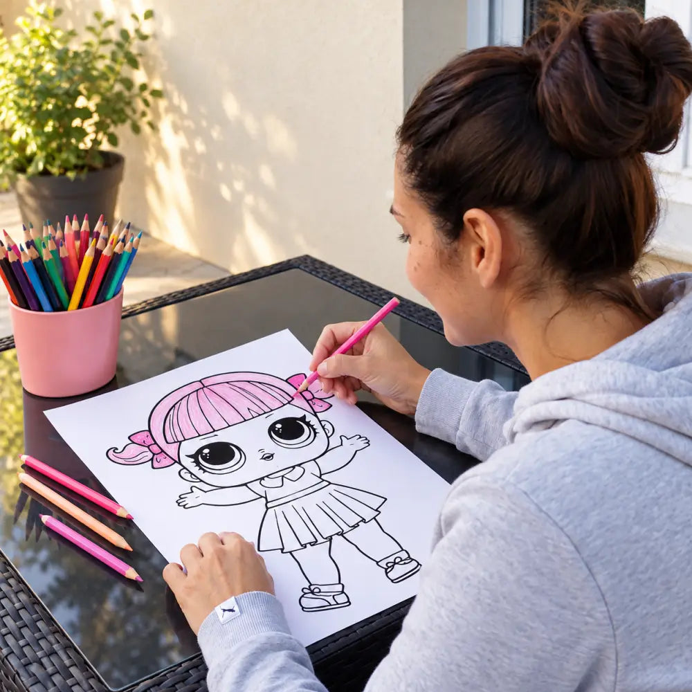 Lol bambole disegno da stampare