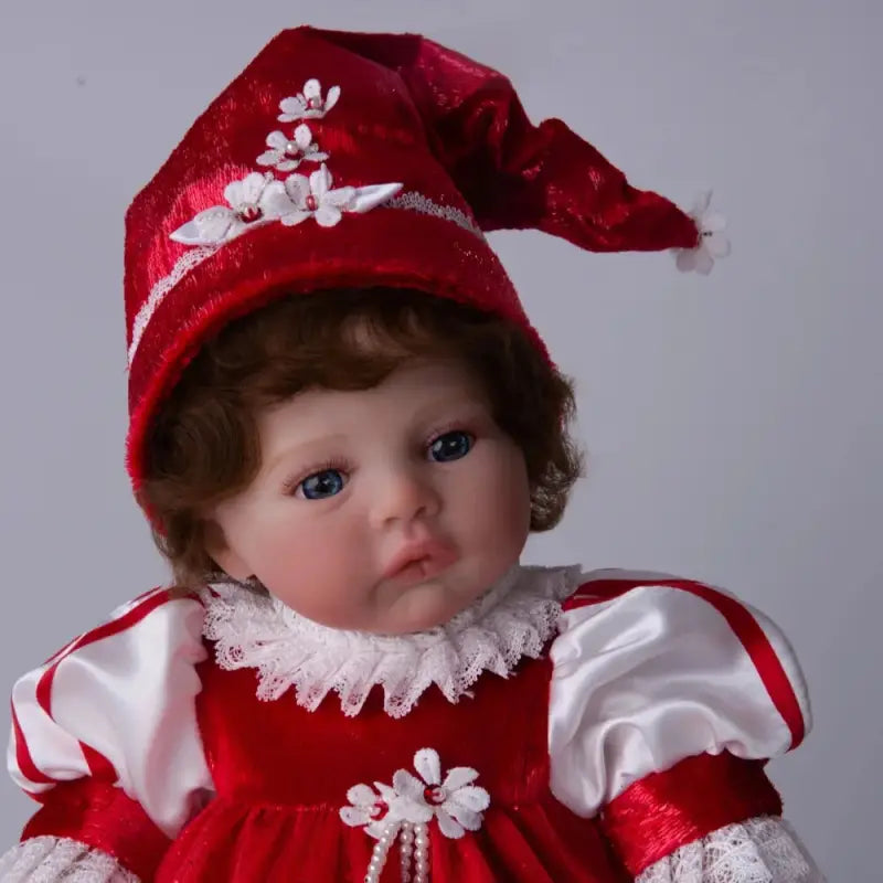 Bambola reborn 39cm con completo di Natale - GRACE