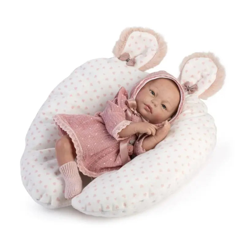 Bambola Reborn femmina Carla 38 cm – Corpo in stoffa - Main Image