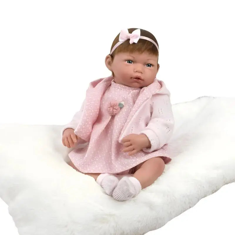 Bambola Reborn femmina Daniela 38 cm – Corpo in stoffa