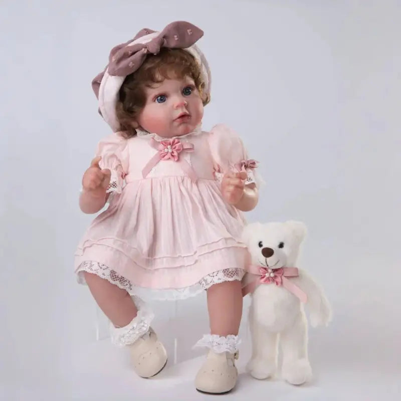 Bambola reborn femmina occhi aperti 46.5cm - HENYS