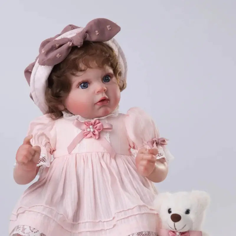 Bambola reborn femmina occhi aperti 46.5cm - HENYS