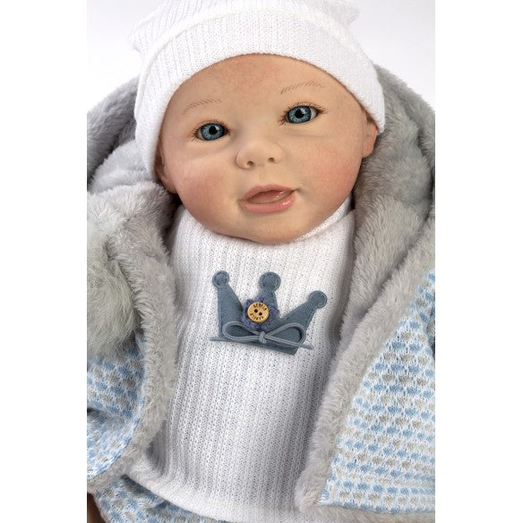 Bambola Reborn maschio Jacobo 46 cm – Corpo in stoffa
