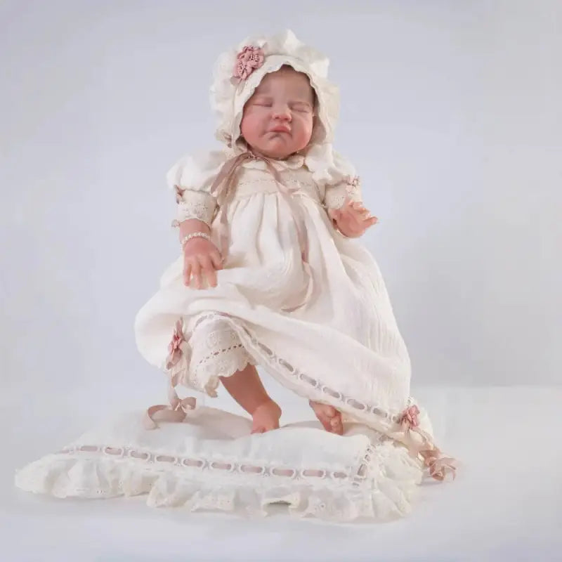 Bambola reborn occhi chiusi 50cm - AMELIA