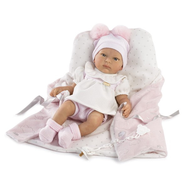 Bambola Reborn Sira 36 cm – Corpo tutto in silicone