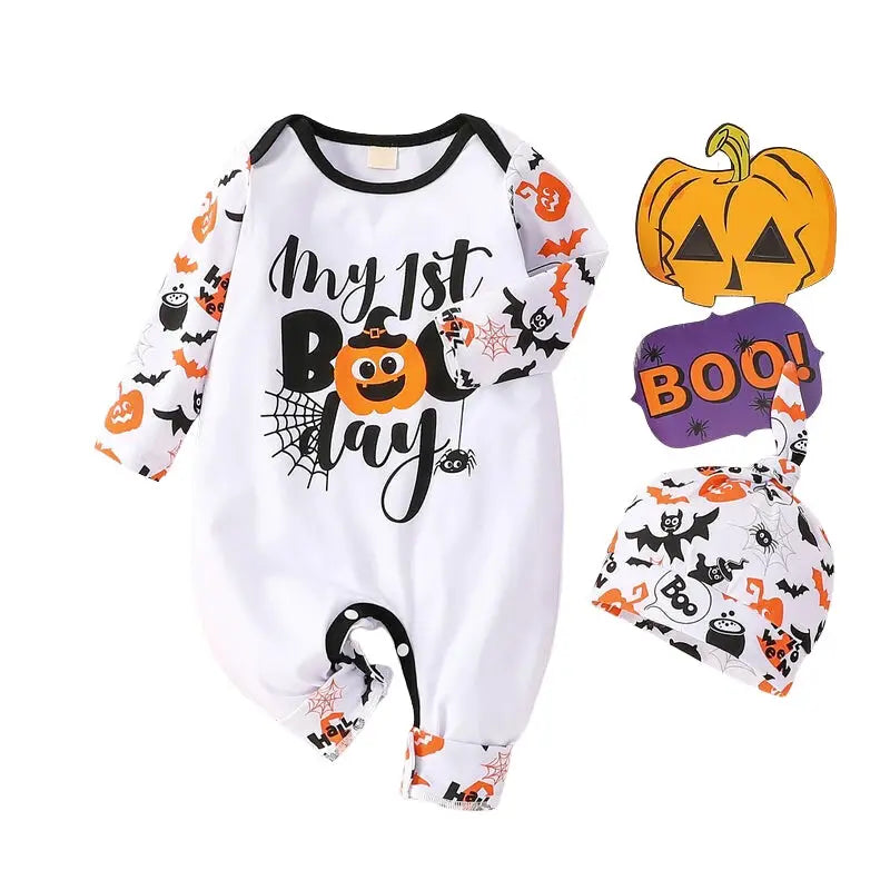 Pigiama body Halloween reborn - Boo! / vestiti per bambole reborn