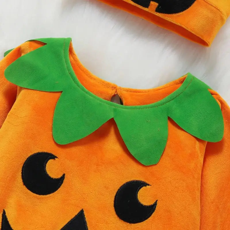 Pigiama costume Halloween bambola reborn - Zucca neonata