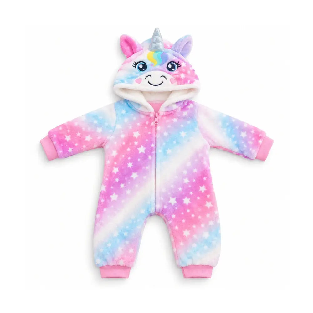 tutina-unicorno con capuccio per bambola-reborn-femmina
