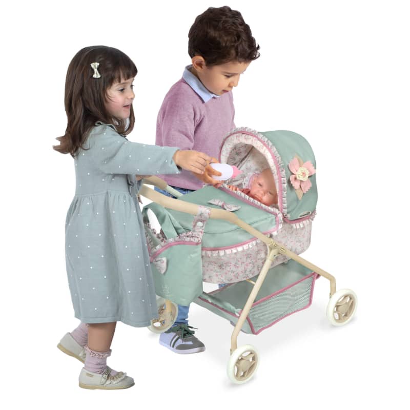 Bella carrozzina bambole reborn per bambini 3+ anni