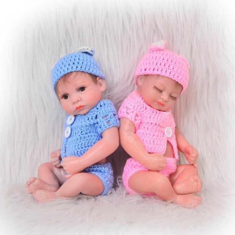 Bambole reborn originali - Dario et Rose - Silicone -