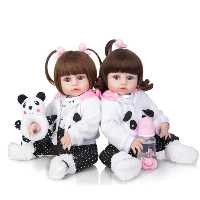 Bambole reborn originali - Nina e Oria - Silicone - Toddler