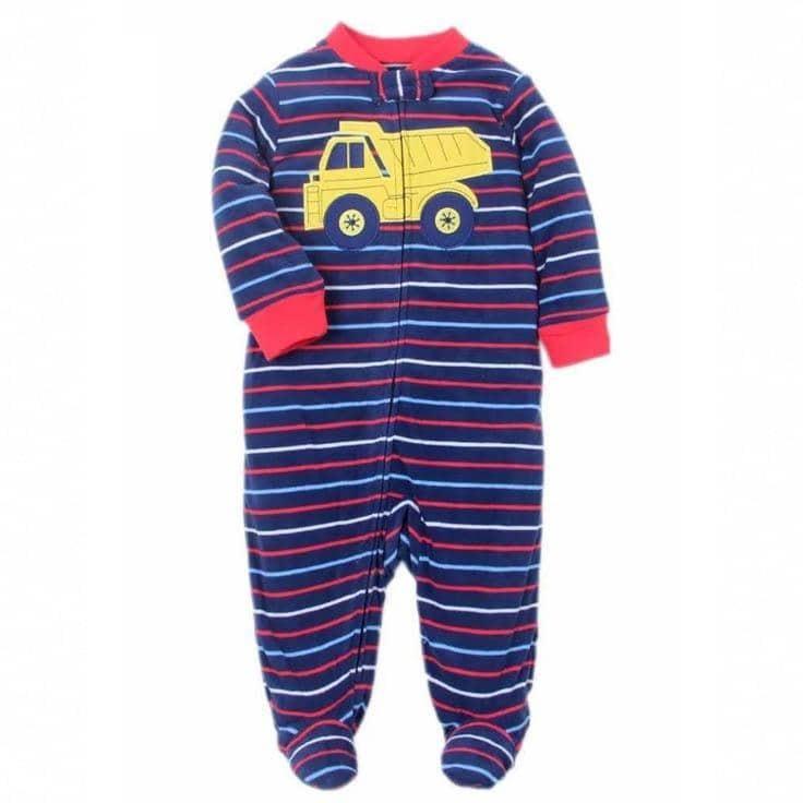 Pigiama intero [camion] per neonato realistico 55-60cm