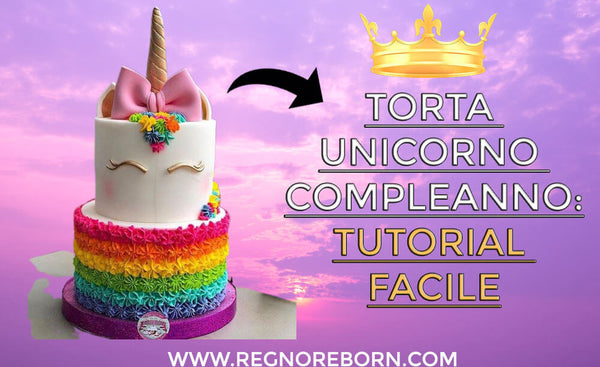 Come fare una torta unicorno arcobaleano con ostia e panna per il compleanno della vostra bambina ?