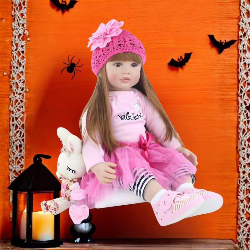 Bambola-reborn-femmina-60cm-capelli-lunghi-full-vinile-silicone-ANA