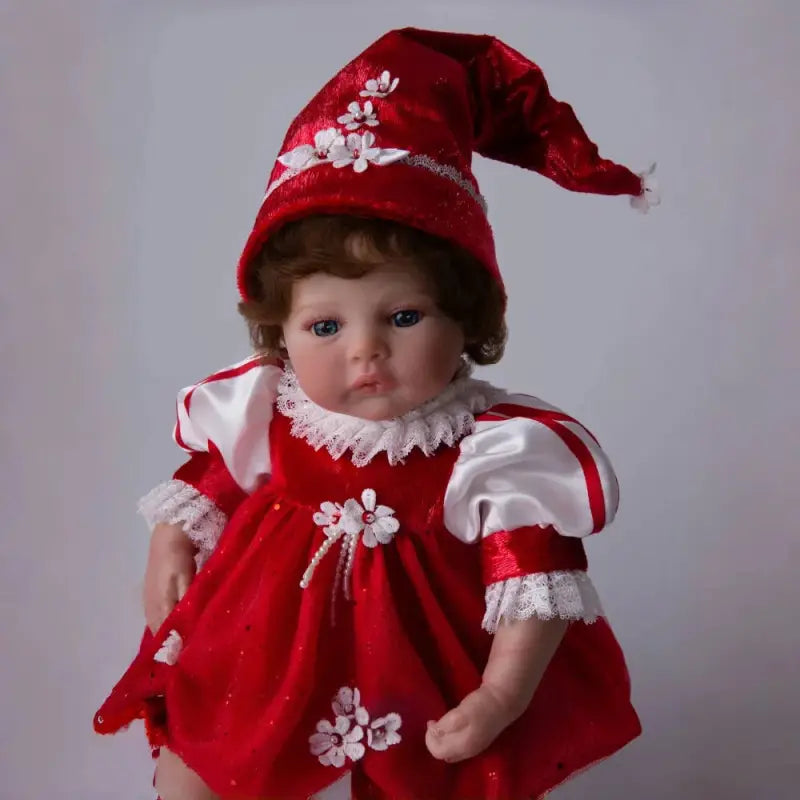 Bambola reborn 39cm con completo di Natale - GRACE