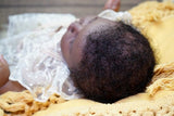 Bambola reborn di colore nera Gannett by A.K Kitagawa / bambola reborn con capelli neri in vendita a Roma