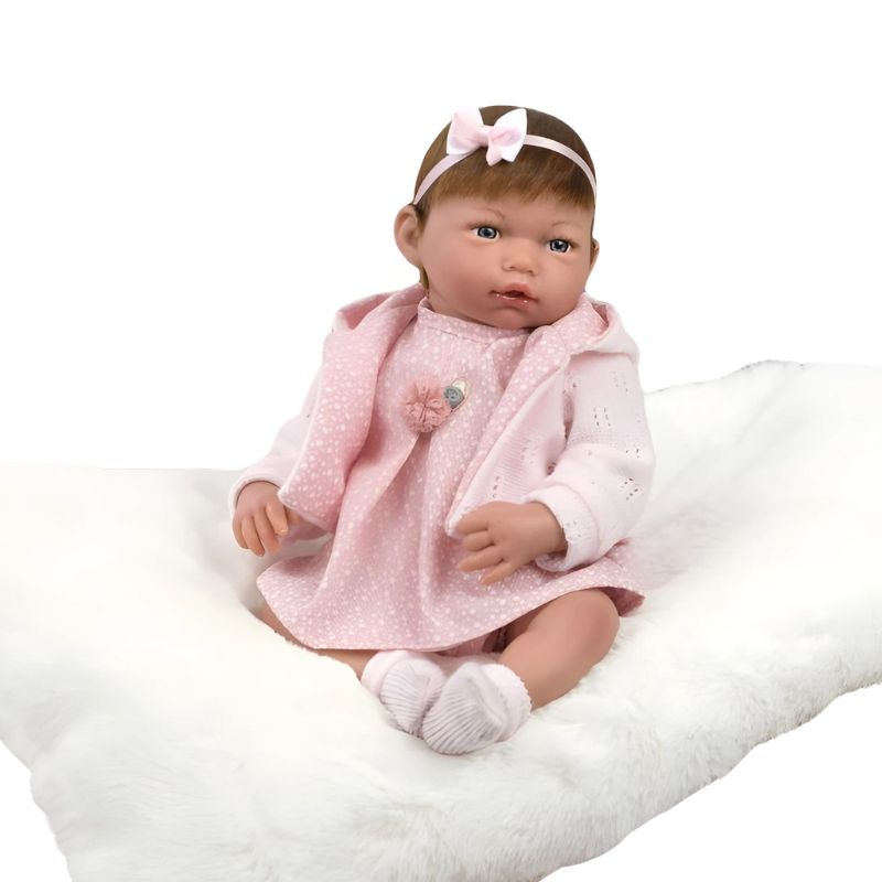 Bambola Reborn femmina Daniela 38 cm – Corpo in stoffa
