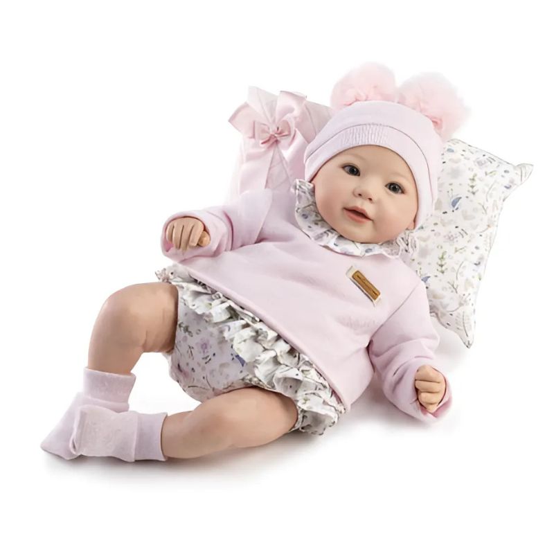 Bambola Reborn femmina Elena 46 cm – Corpo in stoffa