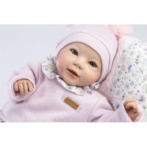 Bambola Reborn femmina Elena 46 cm – Corpo in stoffa
