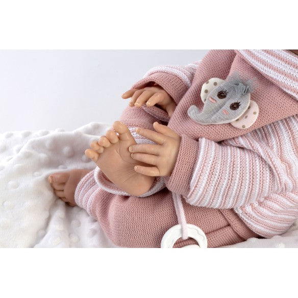 Bambola Reborn femmina Valeria 46 cm – Corpo in stoffa