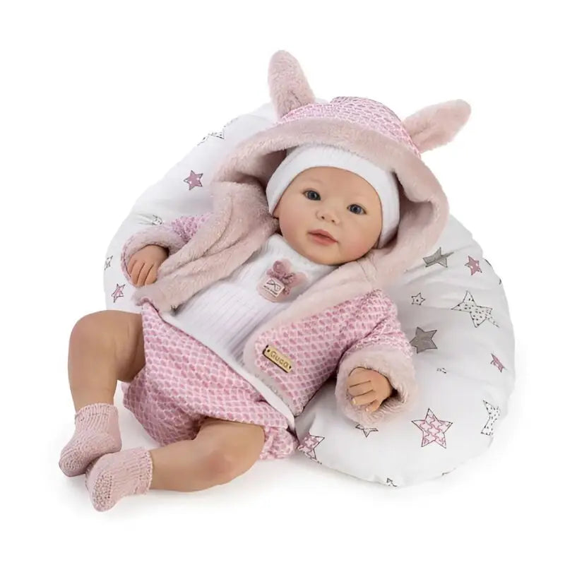 Bambola Reborn femmina Yaiza 46 cm – Corpo in stoffa