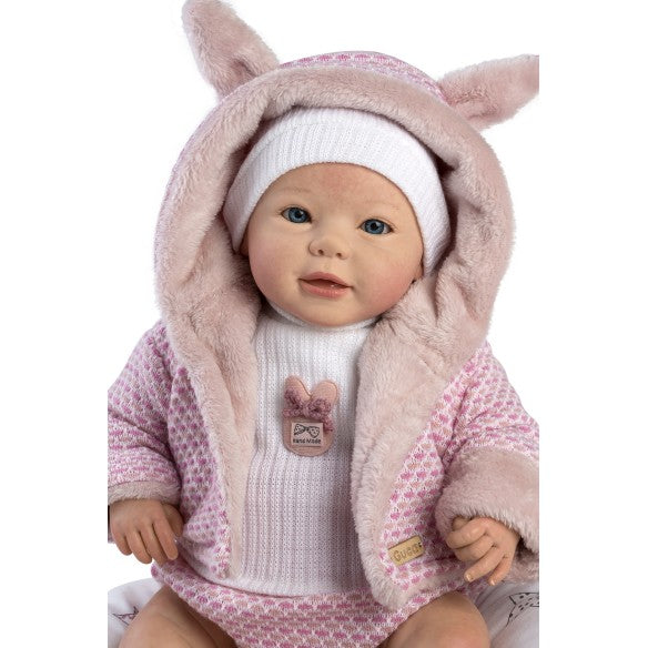Bambola Reborn femmina Yaiza 46 cm – Corpo in stoffa