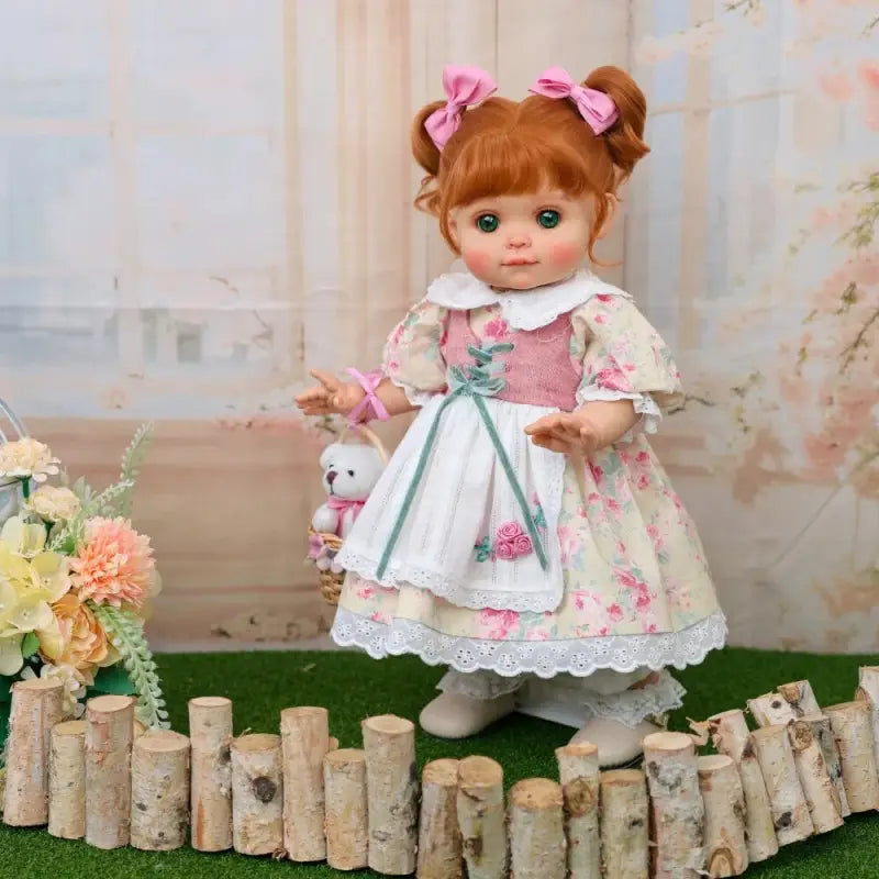 Bambola reborn full vinile completo floreal 42cm - ROSIE