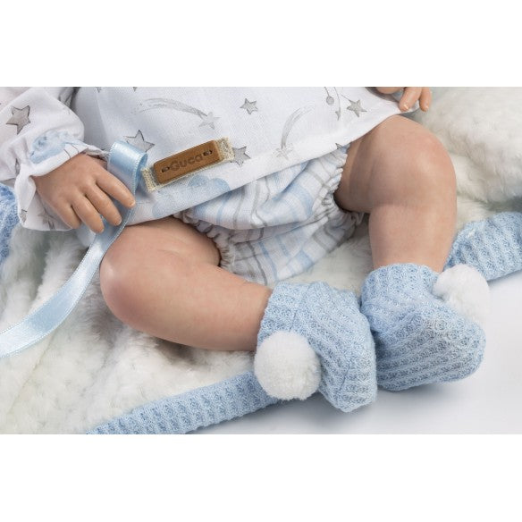 Bambola Reborn maschio Christian 38 cm – Corpo in stoffa