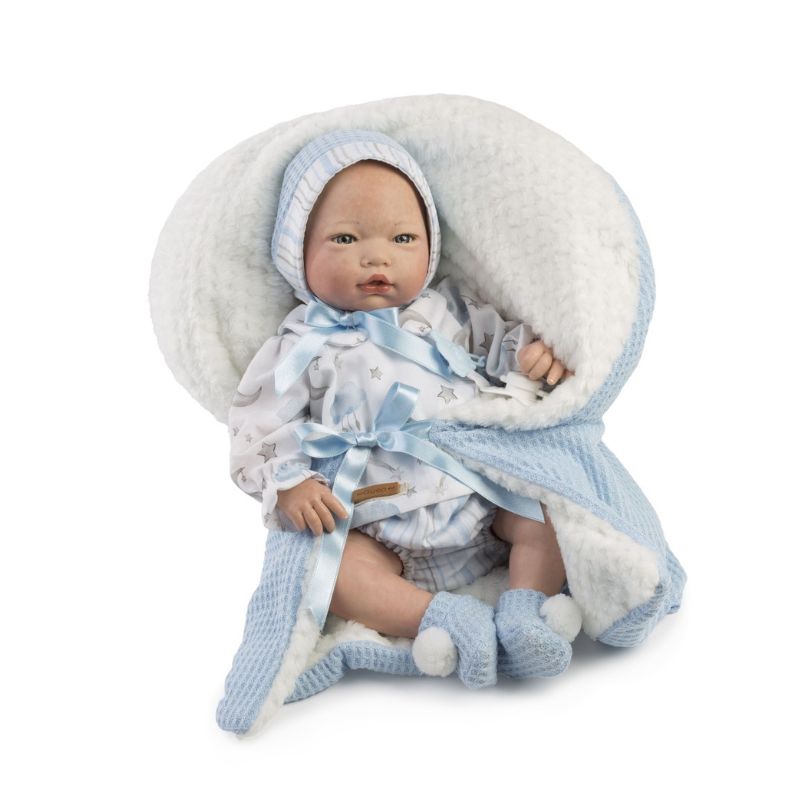 Bambola Reborn maschio Christian 38 cm – Corpo in stoffa
