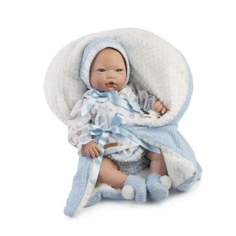 Bambola Reborn maschio Christian 38 cm – Corpo in stoffa
