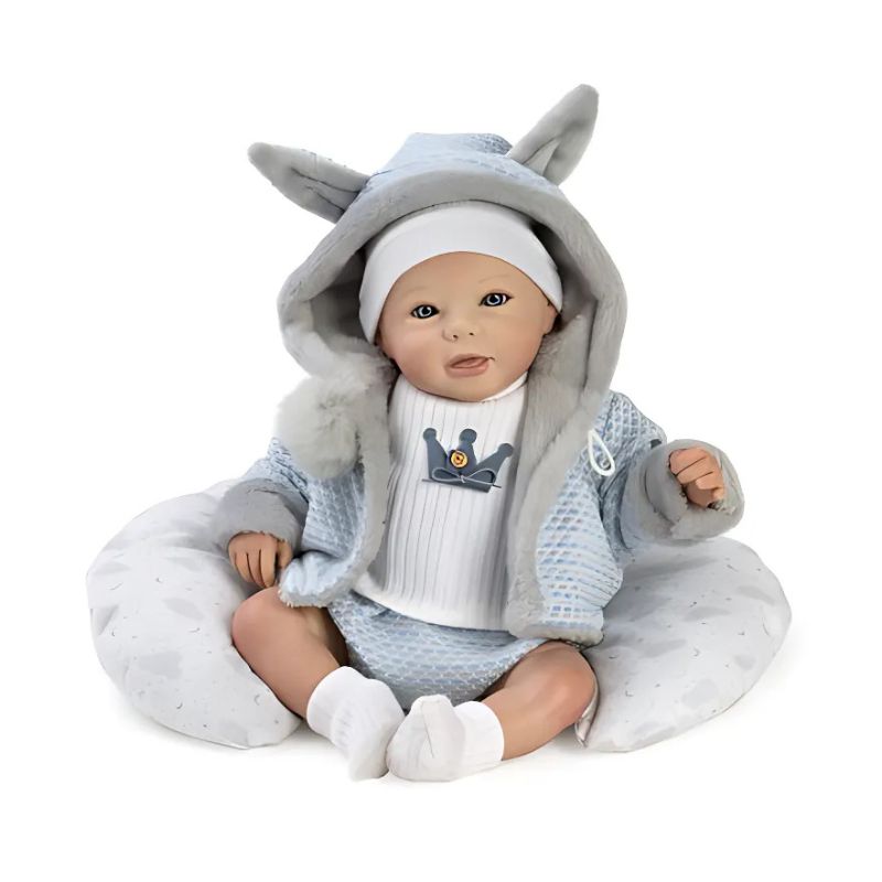 Bambola Reborn maschio Jacobo 46 cm – Corpo in stoffa