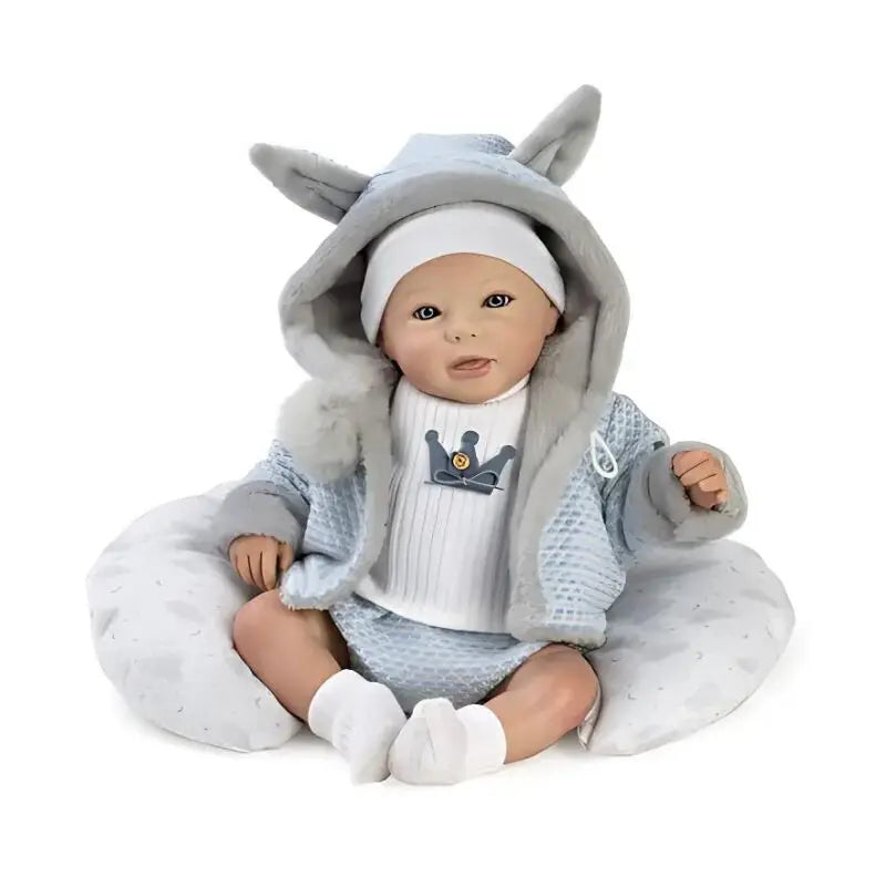 Bambola Reborn maschio Jacobo 46 cm – Corpo in stoffa