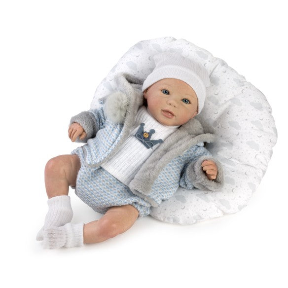 Bambola Reborn maschio Jacobo 46 cm – Corpo in stoffa