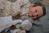 Bambola reborn maschio neonato cuddle baby - Mason by Bonnie