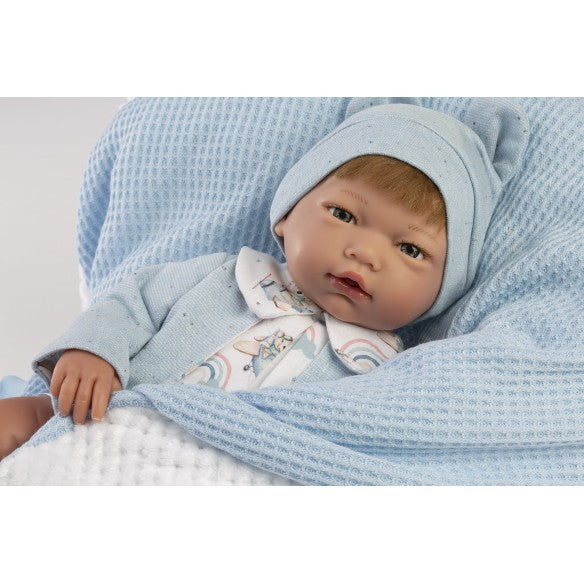 Bambola Reborn maschio Rober 38 cm – Corpo in stoffa