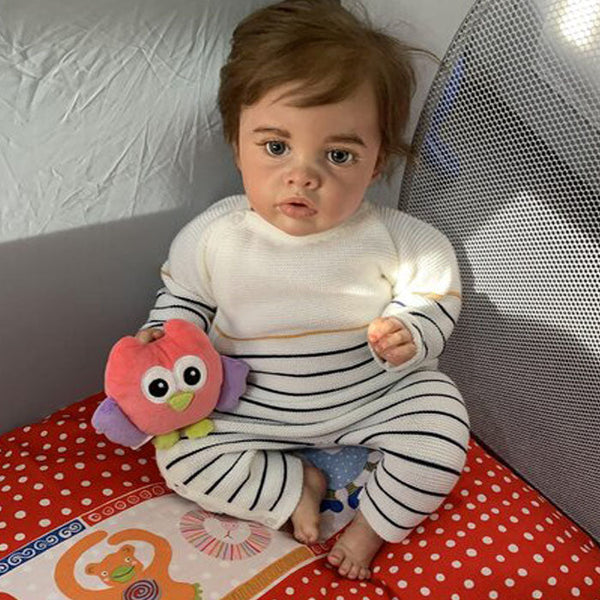 Bambola reborn maschio toddler - Benjamin by Natali Blick / neonato reborn maschio occhi aperti / bambola che sembra vera maschio