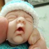 Bambola reborn maschio/femmina neonato occhi chiusi tutto
