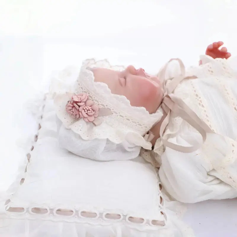 Bambola reborn occhi chiusi 50cm - AMELIA