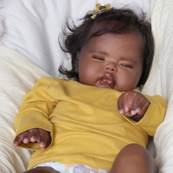 Bambola reborn toddler afroamericana Pickle by Nikki / bambole reborn grandi alta 66cm / bambola reborn nera