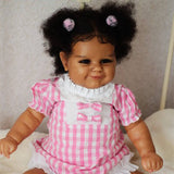 Bambola reborn toddler Maddie by Bonnie Brown / bambola reborn grande pelle abbronzata / bambola reborn grande nera femmina alta 61cm