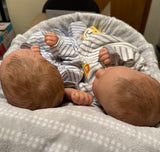 Bambole reborn gemelli addormentati e svegli Ashley by