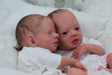 Bambole reborn gemelli femmine/maschio - Ellie e Elias / bambole reborn originali gemelli