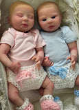 Bambole reborn gemelli maschio e femmina Kaelin & Kadence