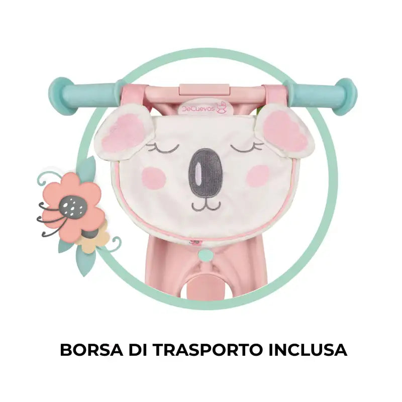 Bici bimba senza pedali 3-5 anni rosa