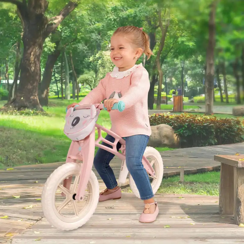 Bici bimba senza pedali 3-5 anni rosa