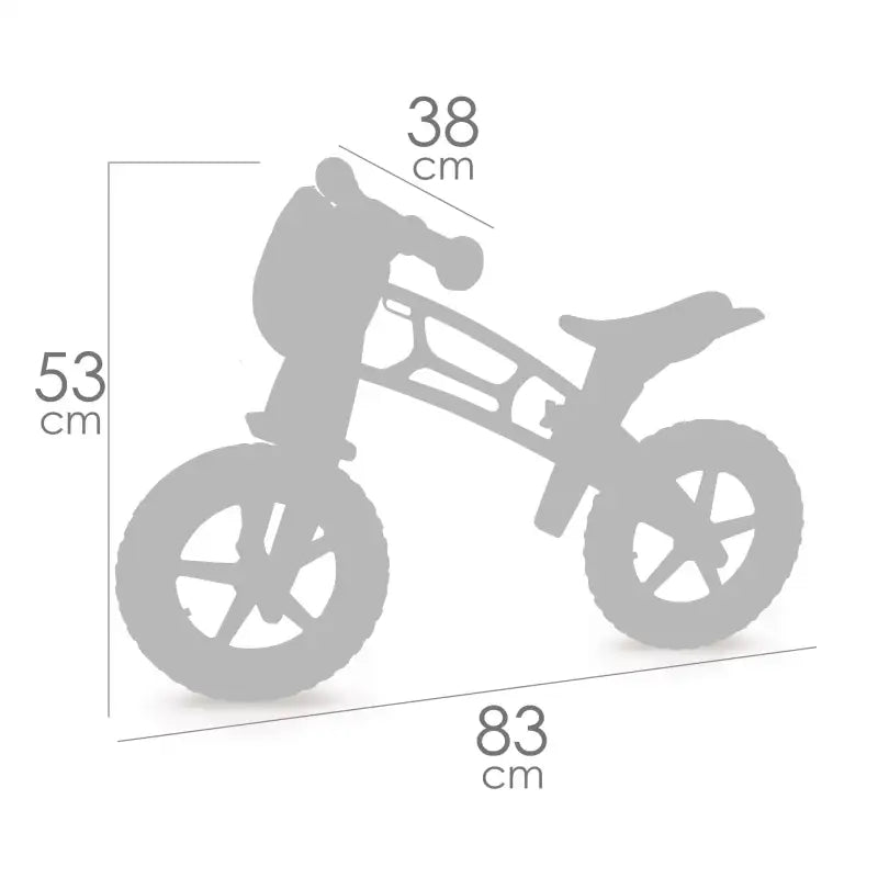 Bicicletta senza pedali bambini 3-5 anni