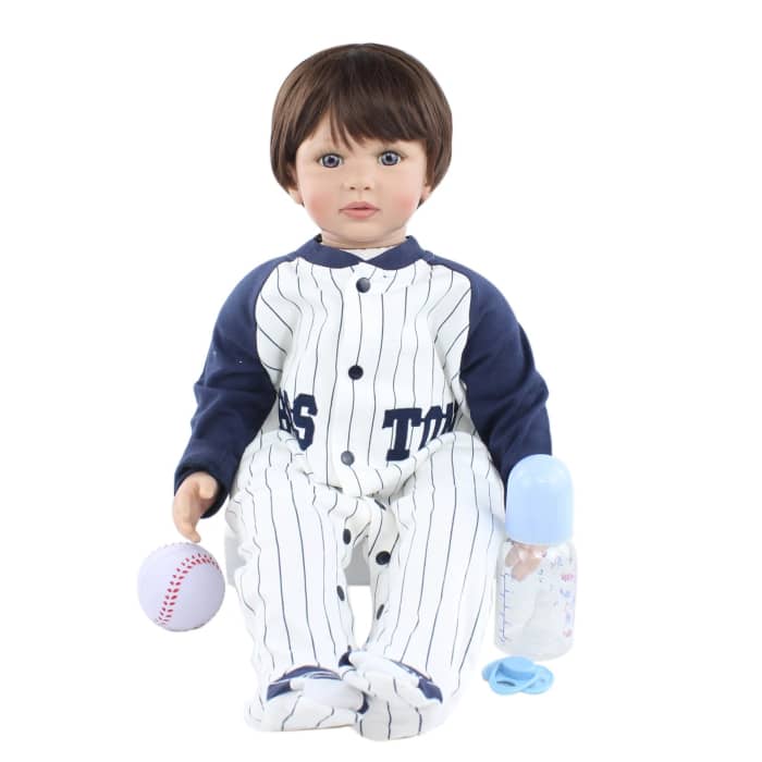 Grande bambola reborn toddler 60cm - TEDDY