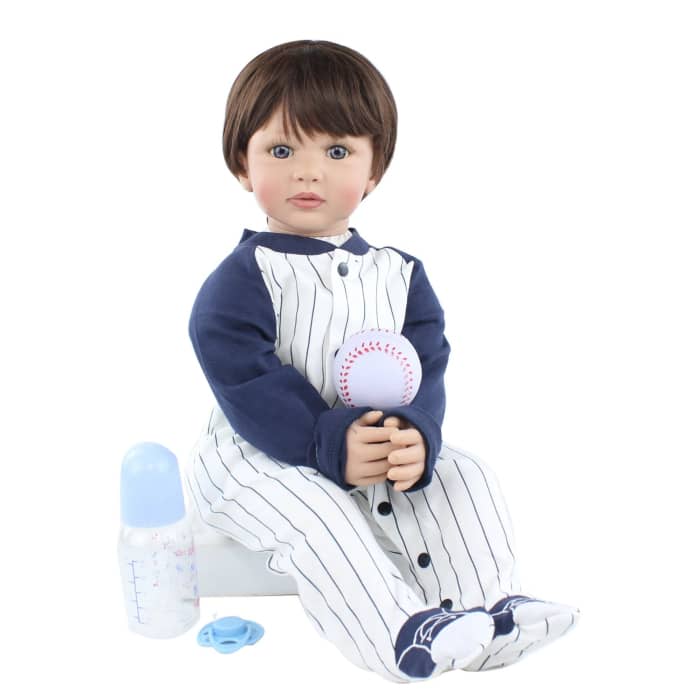 Grande bambola reborn toddler 60cm - TEDDY