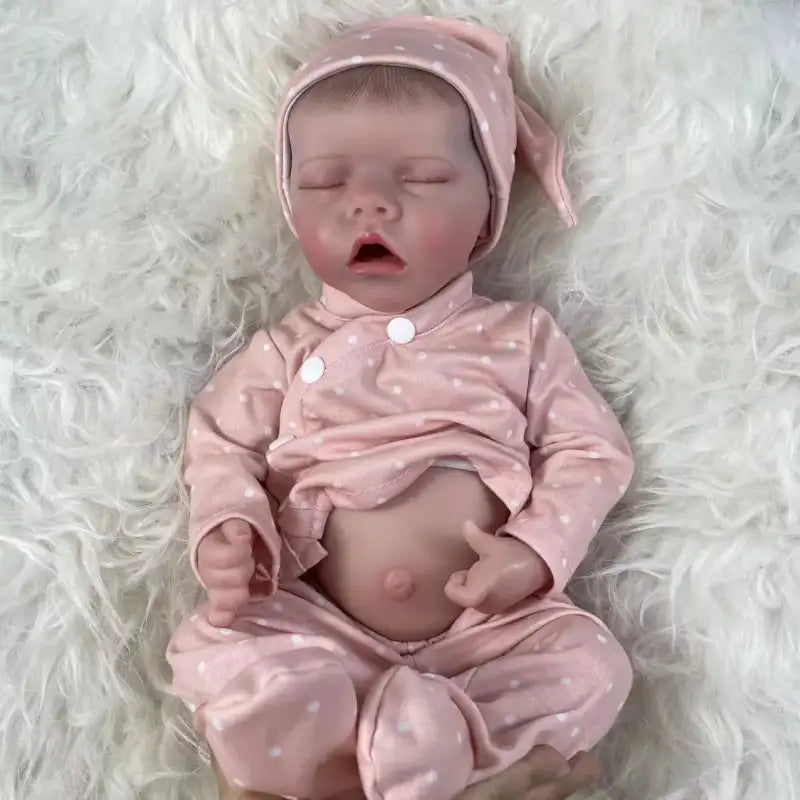 Neonati reborn gemelli femmine bocca aperta RUFIN e ANDO