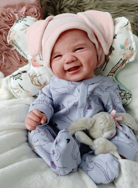 Neonato reborn originale sorridente - Lexi by Sandy Faber